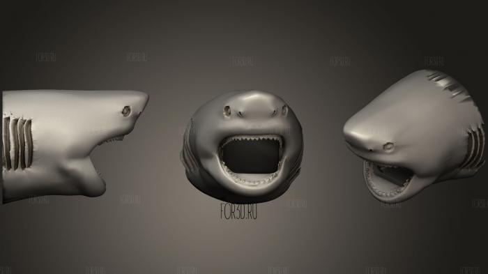 Держатель Для Карандашей Shark 3d stl модель для ЧПУ